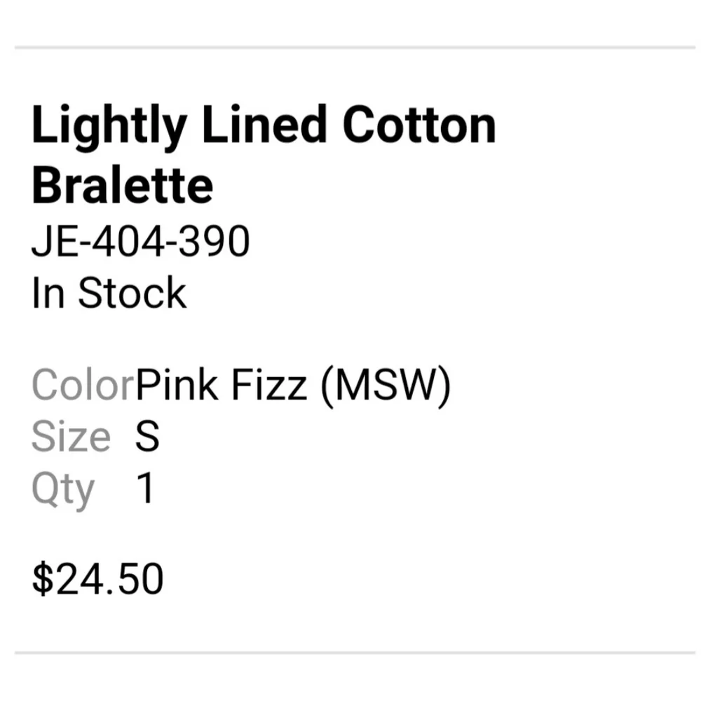 NWOT, Victoria's Secret | Lightly Lined Cotton Bralette - Picture 3 of 13